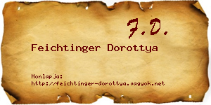 Feichtinger Dorottya névjegykártya